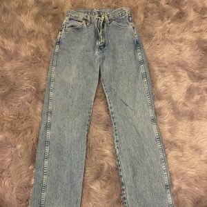 Wrangler light blue straight jeans